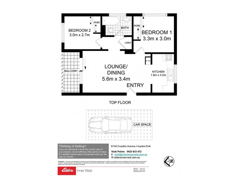 9/162 Croydon Avenue, Croydon Park NSW 2133 Floorplan