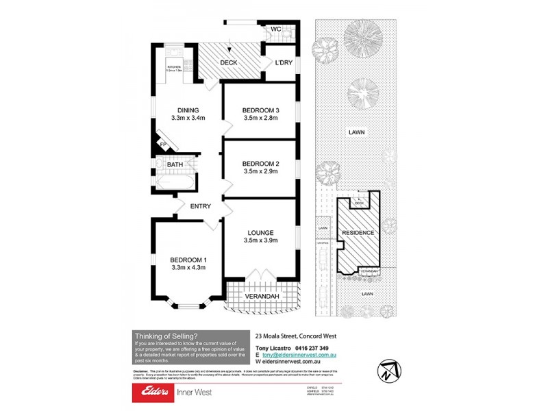 23 Moala Street, Concord West NSW 2138 Floorplan