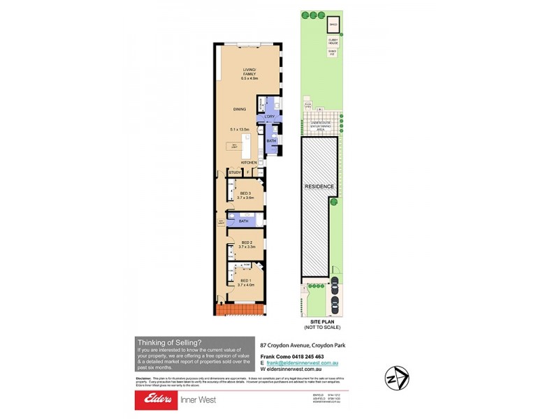 87 Croydon Avenue, Croydon Park NSW 2133 Floorplan