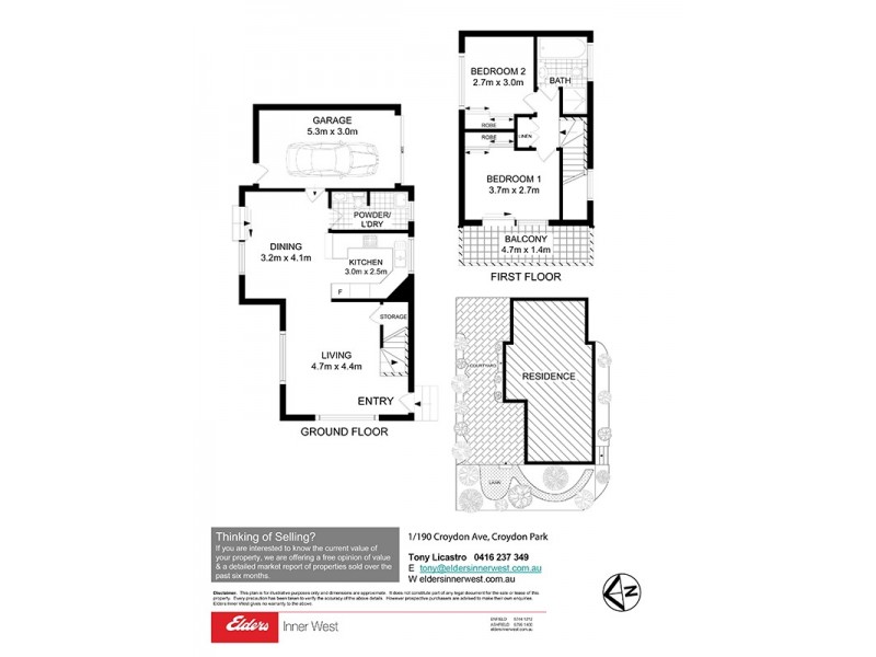 1/190 Croydon Avenue, Croydon Park NSW 2133 Floorplan