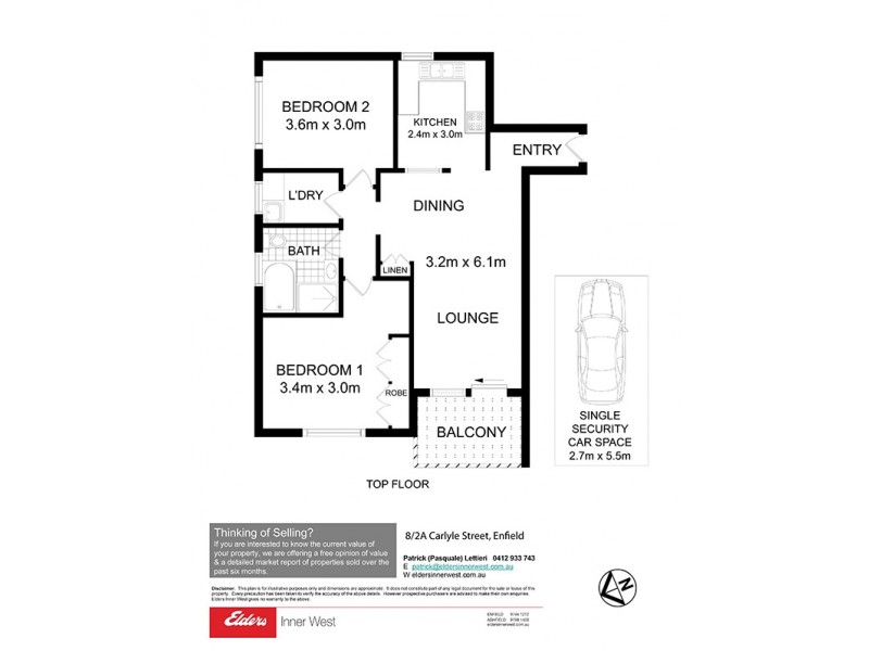 8/2A Carlyle Street, Enfield NSW 2136 Floorplan