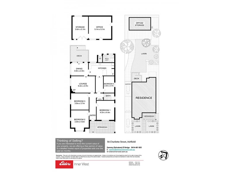 56 Charlotte Street, Ashfield NSW 2131 Floorplan