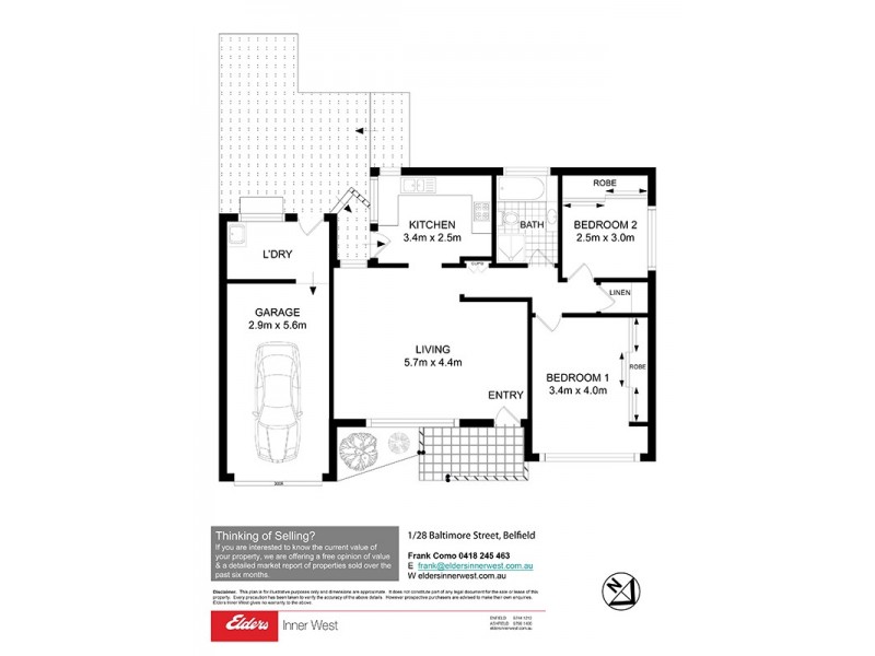 1/28 Baltimore Street, Belfield NSW 2191 Floorplan