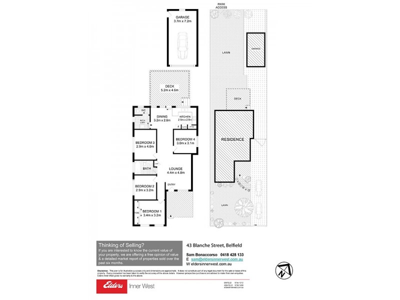 43 Blanche Street, Belfield NSW 2191 Floorplan