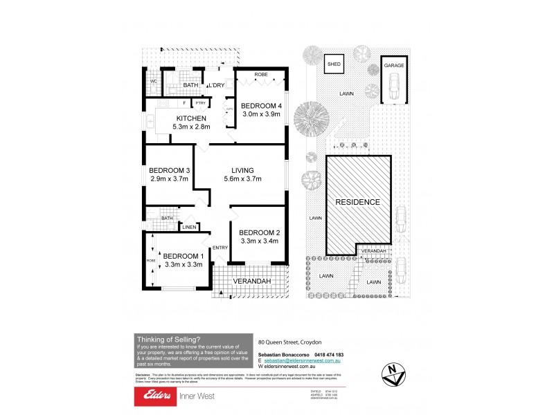 80 Queen Street, Croydon NSW 2132 Floorplan