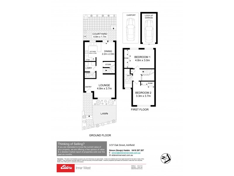 3/37 Oak Street, Ashfield NSW 2131 Floorplan