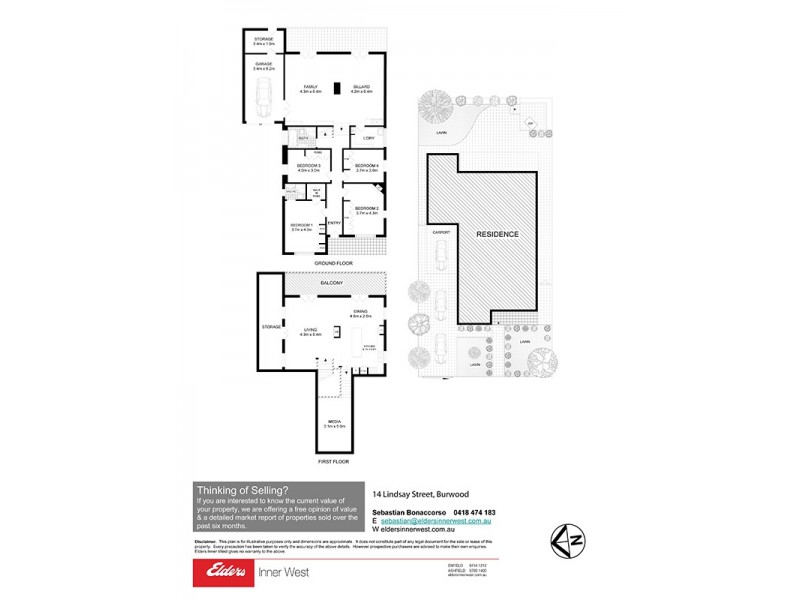 14 Lindsay Street, Burwood NSW 2134 Floorplan