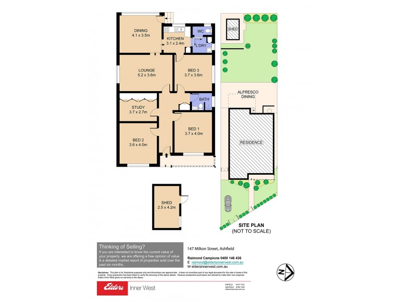 147 Milton Street, Ashfield NSW 2131 Floorplan