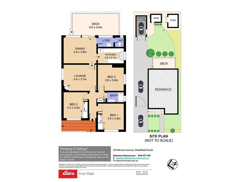 36 Hillcrest Avenue, Strathfield South NSW 2136 Floorplan