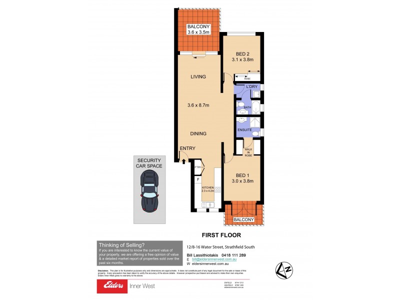 12/8-16 Water Street, Strathfield South NSW 2136