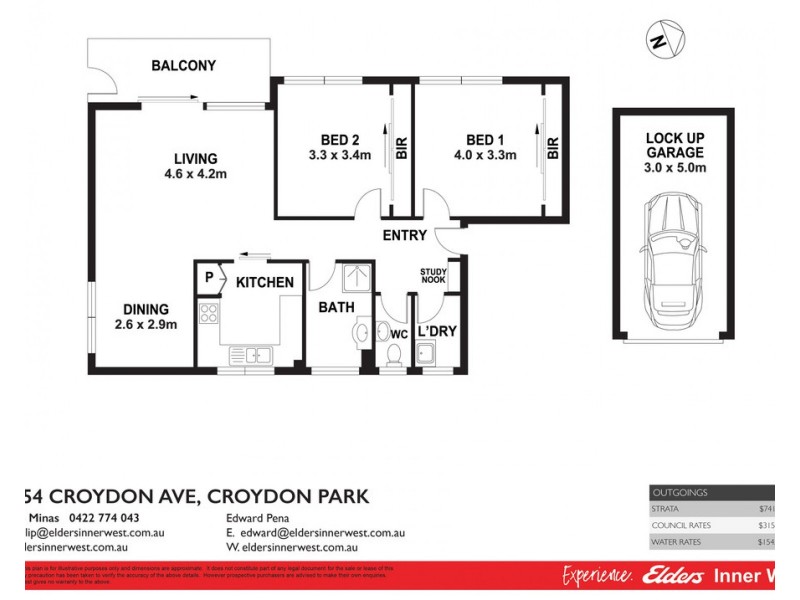 1/154 Croydon Avenue, Croydon Park NSW 2133 Floorplan