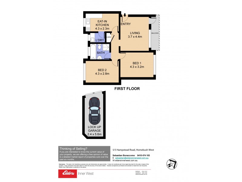 5/5 Hampstead Road, Homebush West NSW 2140 Floorplan