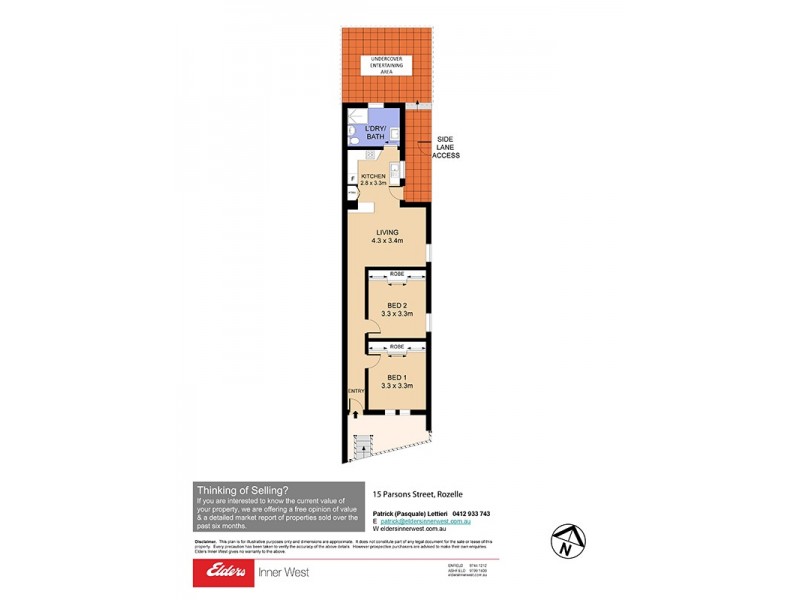 15 Parsons Street, Rozelle NSW 2039 Floorplan