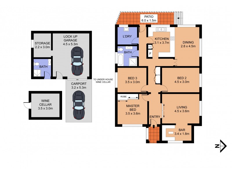 127 Burwood Road, Croydon Park NSW 2133 Floorplan