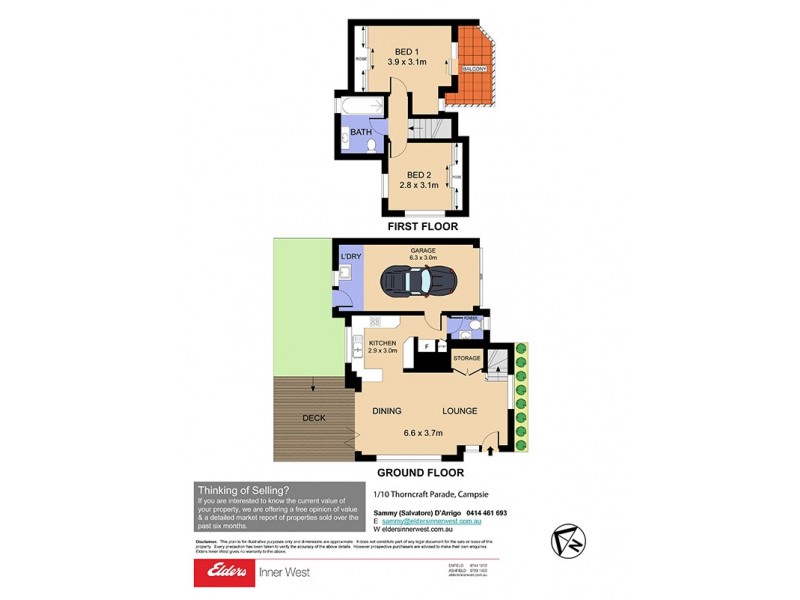 1/10 Thorncraft Parade, Campsie NSW 2194 Floorplan