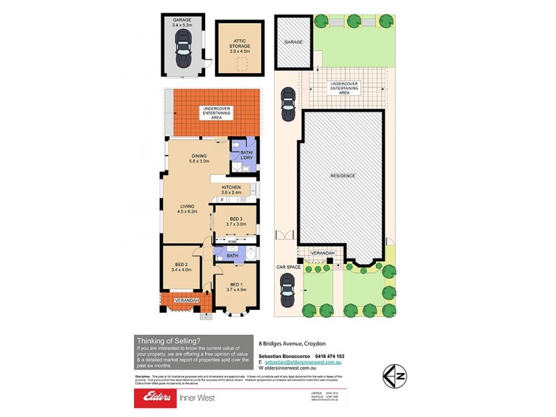 8 Bridges Avenue, Croydon NSW 2132 Floorplan