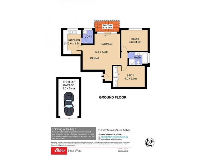 11/73-77 Frederick Street, Ashfield NSW 2131 Floorplan