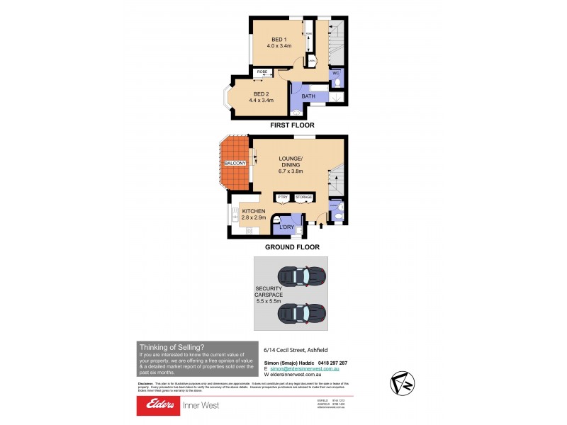 6/14 Cecil Street, Ashfield NSW 2131