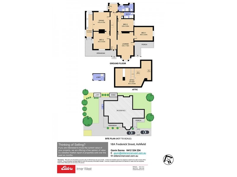 18A Frederick Street, Ashfield NSW 2131 Floorplan