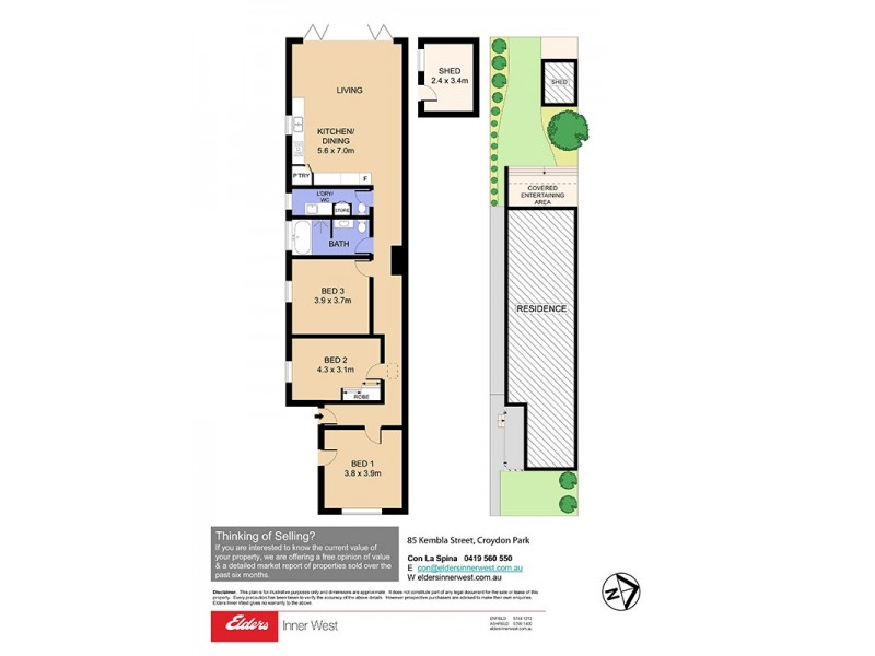 85 Kembla Street, Croydon Park NSW 2133 Floorplan
