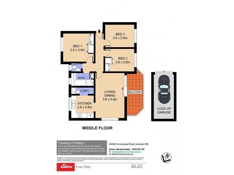 40/68-74 Liverpool Road, Summer Hill NSW 2130 Floorplan