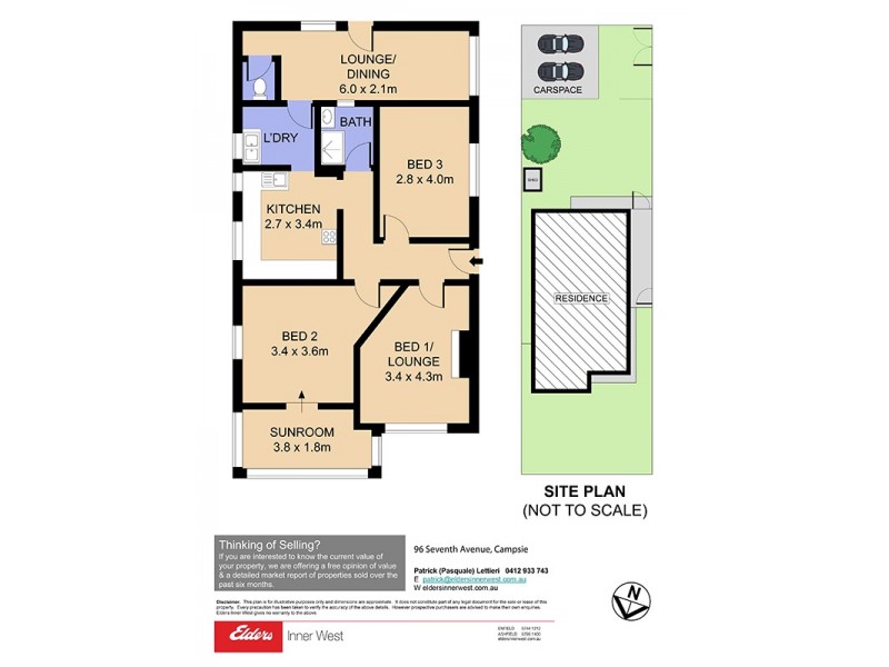 96 Seventh Avenue, Campsie NSW 2194 Floorplan