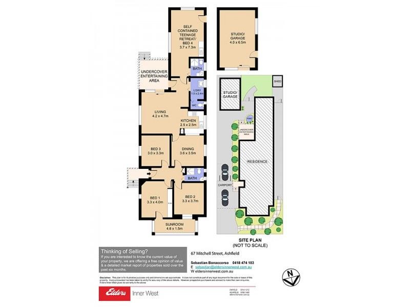 67 Mitchell Street, Croydon Park NSW 2133 Floorplan