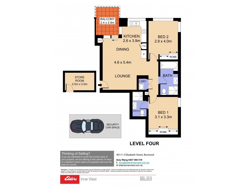 401/1-3 Elizabeth Street, Burwood NSW 2134