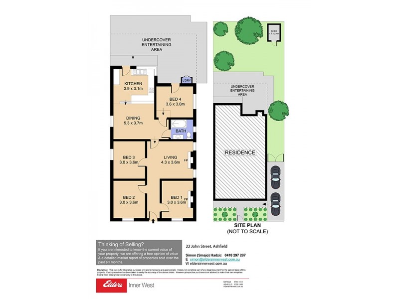 22 John Street, Ashfield NSW 2131 Floorplan