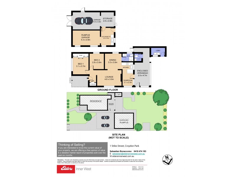 1 Stiles Street, Croydon Park NSW 2133 Floorplan