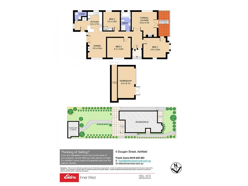 4 Dougan Street, Ashfield NSW 2131 Floorplan