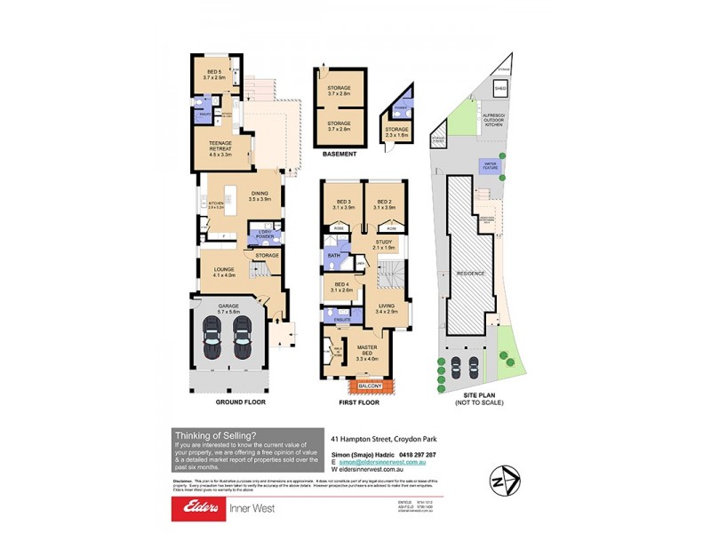41 Hampton Street, Croydon Park NSW 2133 Floorplan
