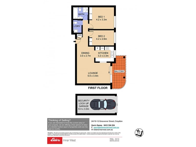 24/10-12 Grosvenor Street, Croydon NSW 2132 Floorplan