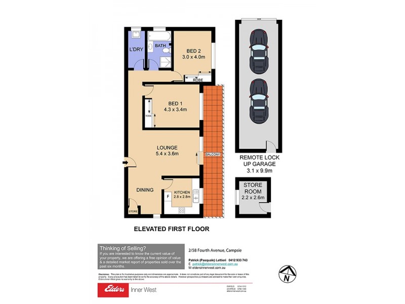 2/58-60 Fourth Avenue, Campsie NSW 2194 Floorplan