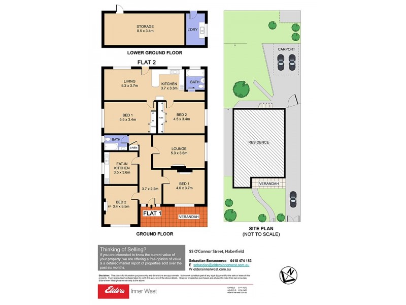 55 O’Connor Street, Haberfield NSW 2045 Floorplan