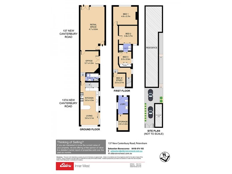 137 New Canterbury Road, Petersham NSW 2049 Floorplan