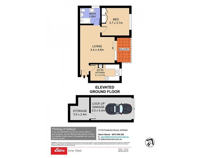 5/155 Frederick Street, Ashfield NSW 2131 Floorplan