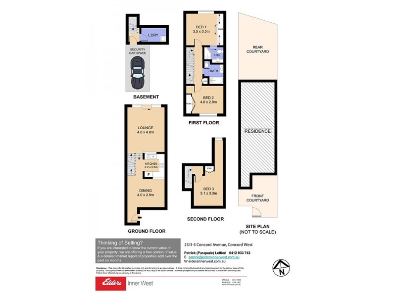 23/3-5 Concord Ave (Enter Via King St), Concord West NSW 2138 Floorplan