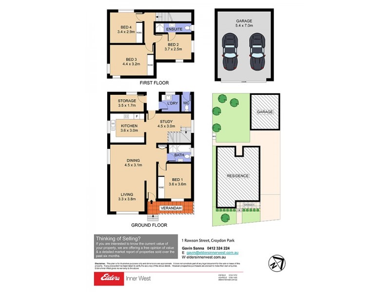 1 Rawson Street, Croydon Park NSW 2133 Floorplan