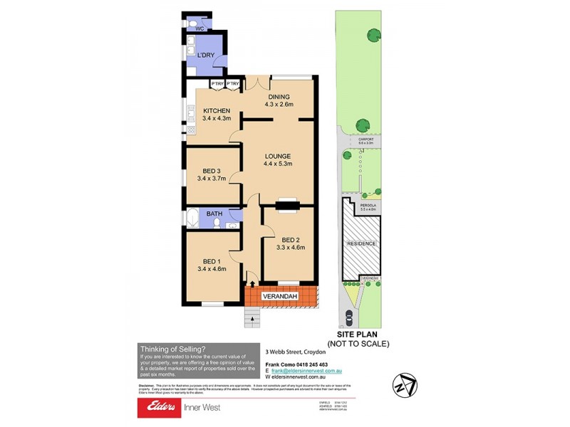 3 Webb Street, Croydon NSW 2132 Floorplan