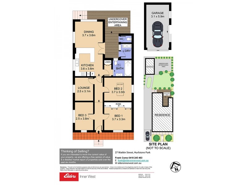 27 Watkin Street, Hurlstone Park NSW 2193 Floorplan