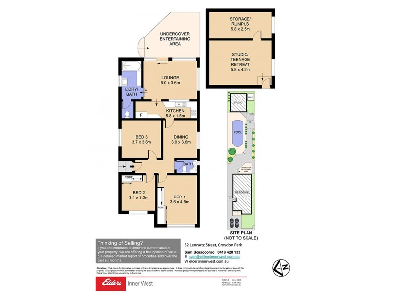 32 Lennartz Street, Croydon Park NSW 2133 Floorplan