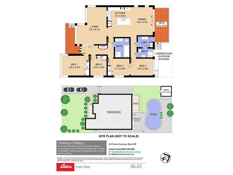 20 Crucie Avenue, Bass Hill NSW 2197 Floorplan