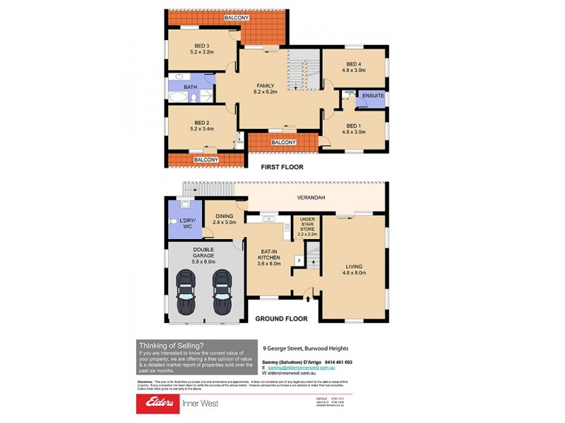 9 George Street, Burwood Heights NSW 2136 Floorplan