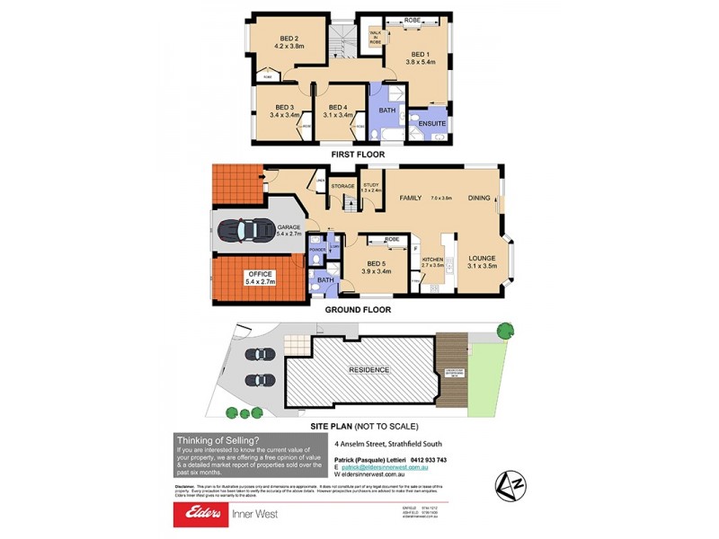 4 Anselm Street, Strathfield South NSW 2136 Floorplan