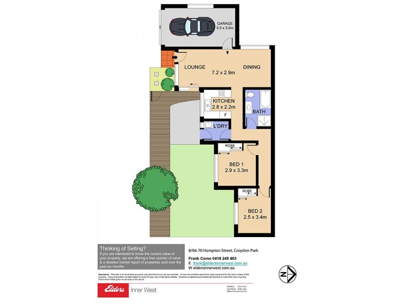 8/66-70 Hampton Street, Croydon Park NSW 2133 Floorplan