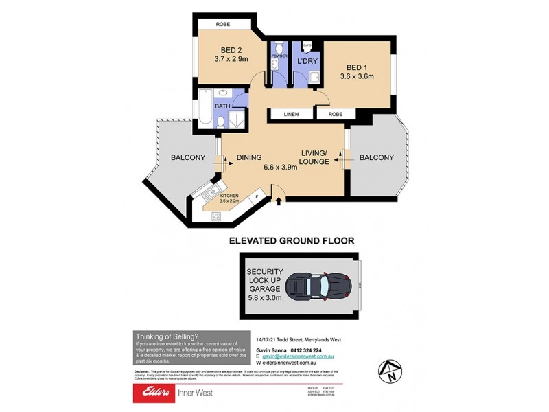 14/17-21 Todd Street, Merrylands West NSW 2160 Floorplan