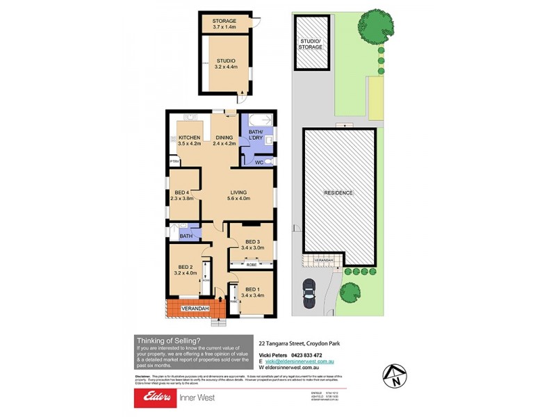 22 Tangarra Street, Croydon Park NSW 2133 Floorplan