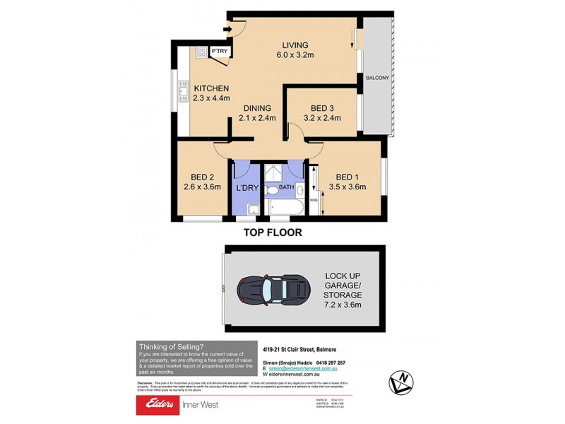 4/19-21 St Clair Street, Belmore NSW 2192 Floorplan