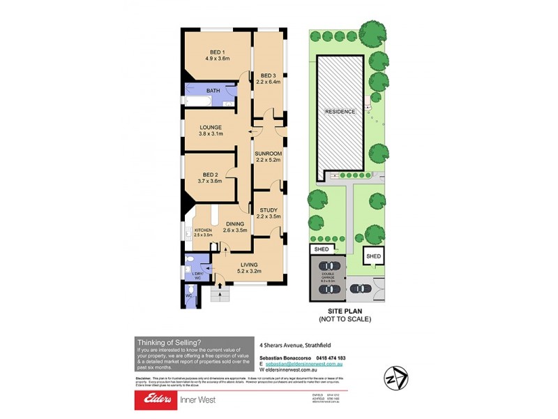 4 Sherars Avenue, Strathfield NSW 2135 Floorplan